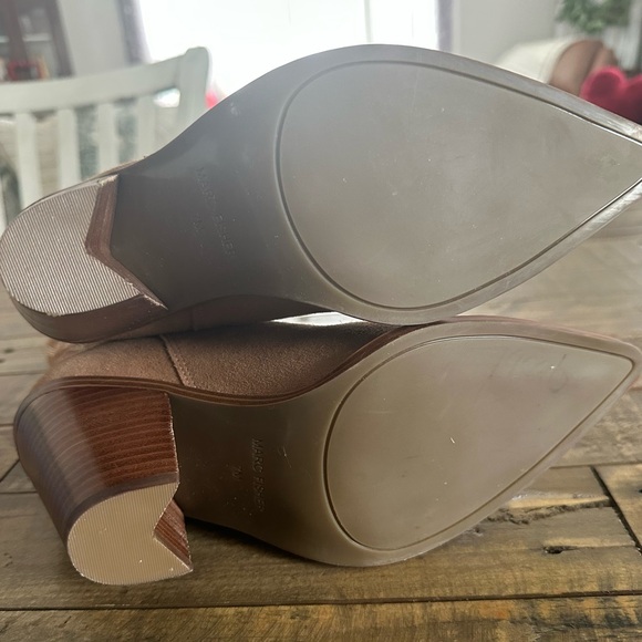 Marc Fisher Rogers Embroidered Suede Western Boot Size 7 - Picture 4 of 7